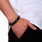 Stretch Men's Hematite & Tigers Eye Bracelets