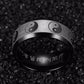 Men's Two Tone Stainless Steel Chinese Style "Yin & Yang" Ring