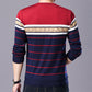 Men's O-Neck Casual Striped Sweaters