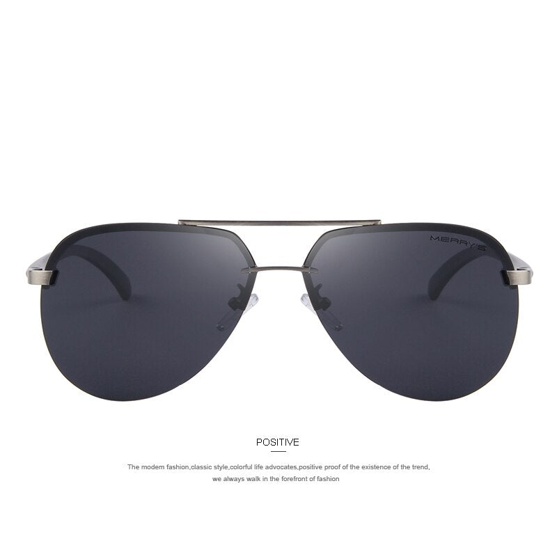 Men's 100% Polarized Aluminum Alloy Frame Sunglasses