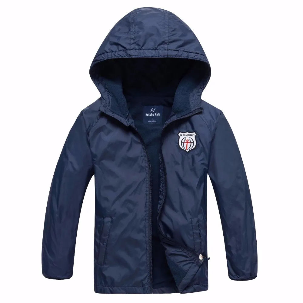 Spring Windproof Waterproof Fleece jackets Children Outerwear