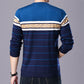 Men's O-Neck Casual Striped Sweaters