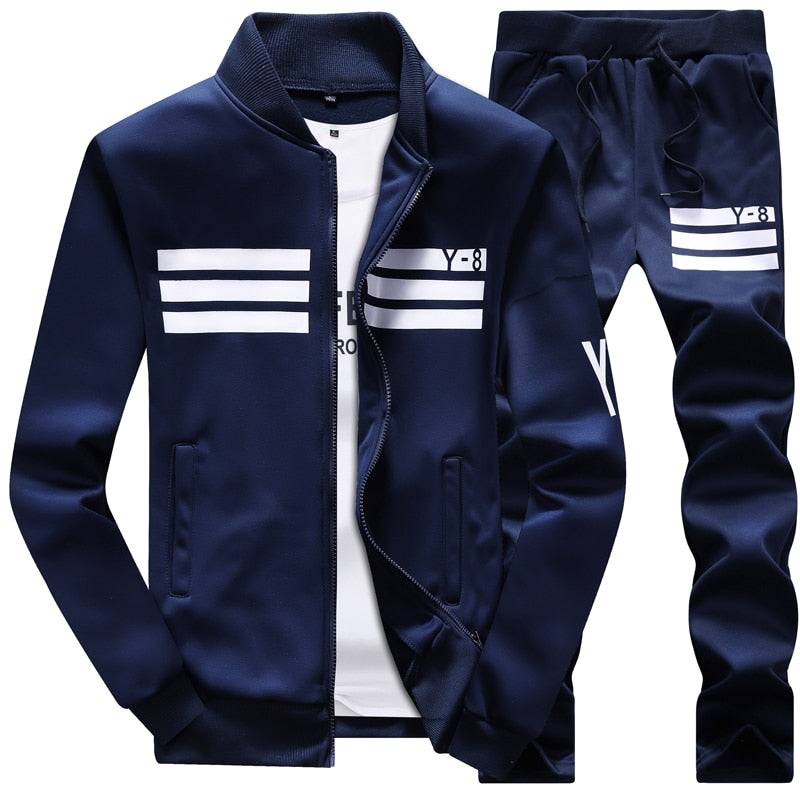 Autumn Men's Quality Fleece Tracksuit