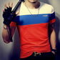 Men's Short sleeve Patchwork T-shirt