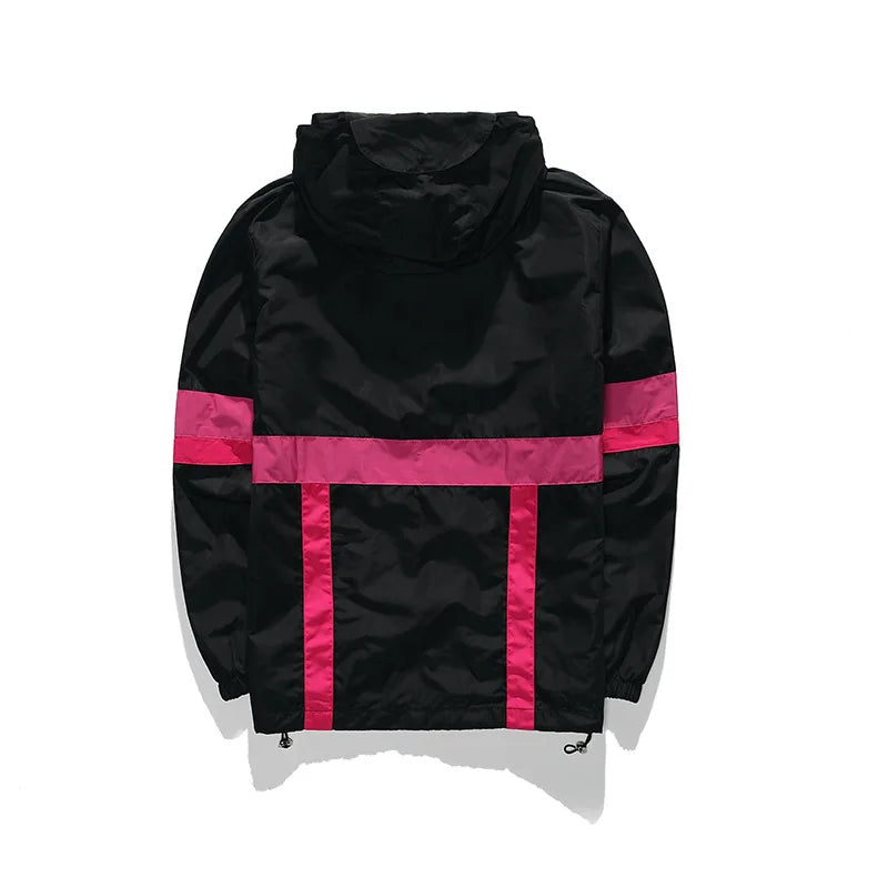 Thin Windbreaker varsity jacket