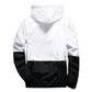 Windbreaker Hooded Casual Zipper Male Retro Vintage Streetwear Jackets,TA316