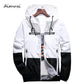 Windbreaker Hooded Casual Zipper Male Retro Vintage Streetwear Jackets,TA316