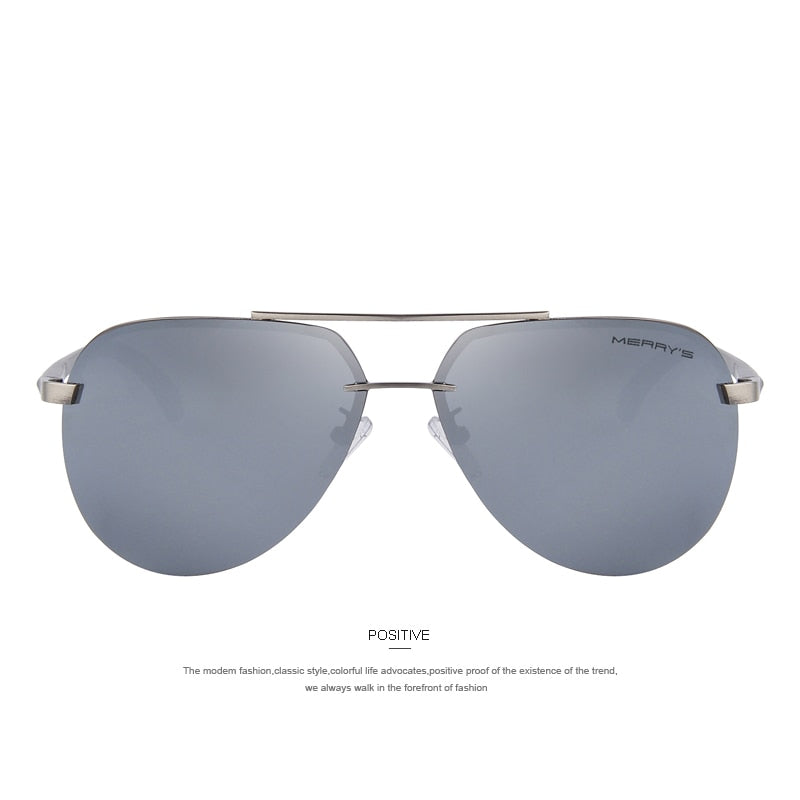 Men's 100% Polarized Aluminum Alloy Frame Sunglasses