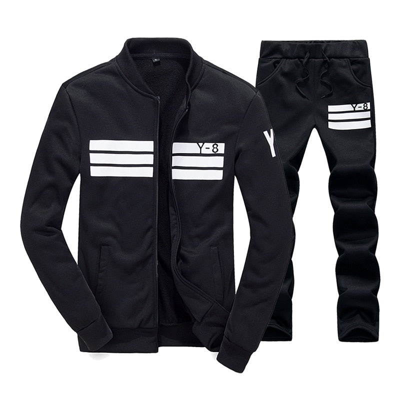 Autumn Men's Quality Fleece Tracksuit