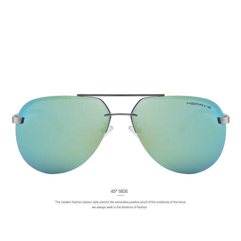 Men's 100% Polarized Aluminum Alloy Frame Sunglasses