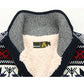 Men's Winter Sweater Thick Knitted Cotton Fleece Cardigan