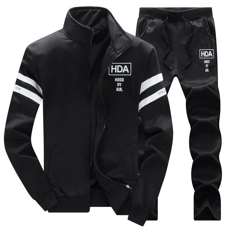 Autumn Men's Quality Fleece Tracksuit