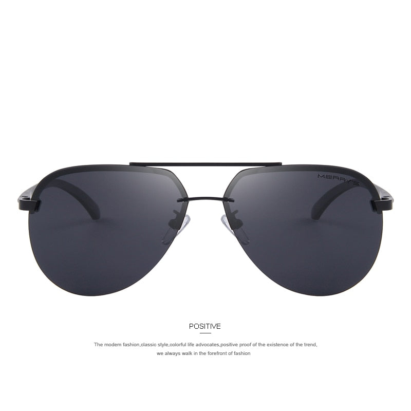 Men's 100% Polarized Aluminum Alloy Frame Sunglasses