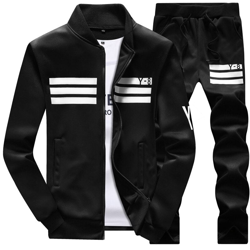 Autumn Men's Quality Fleece Tracksuit