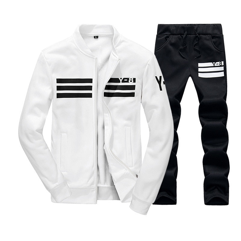 Autumn Men's Quality Fleece Tracksuit