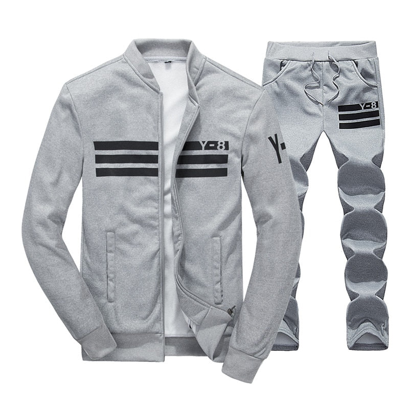 Autumn Men's Quality Fleece Tracksuit
