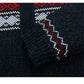 Men's Winter Sweater Thick Knitted Cotton Fleece Cardigan