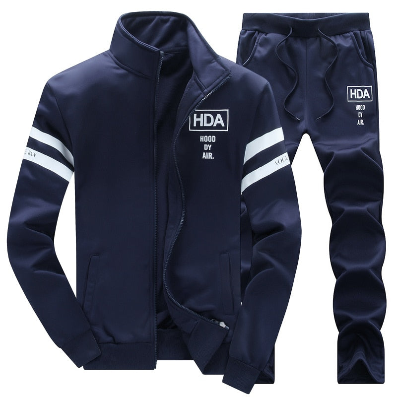 Autumn Men's Quality Fleece Tracksuit