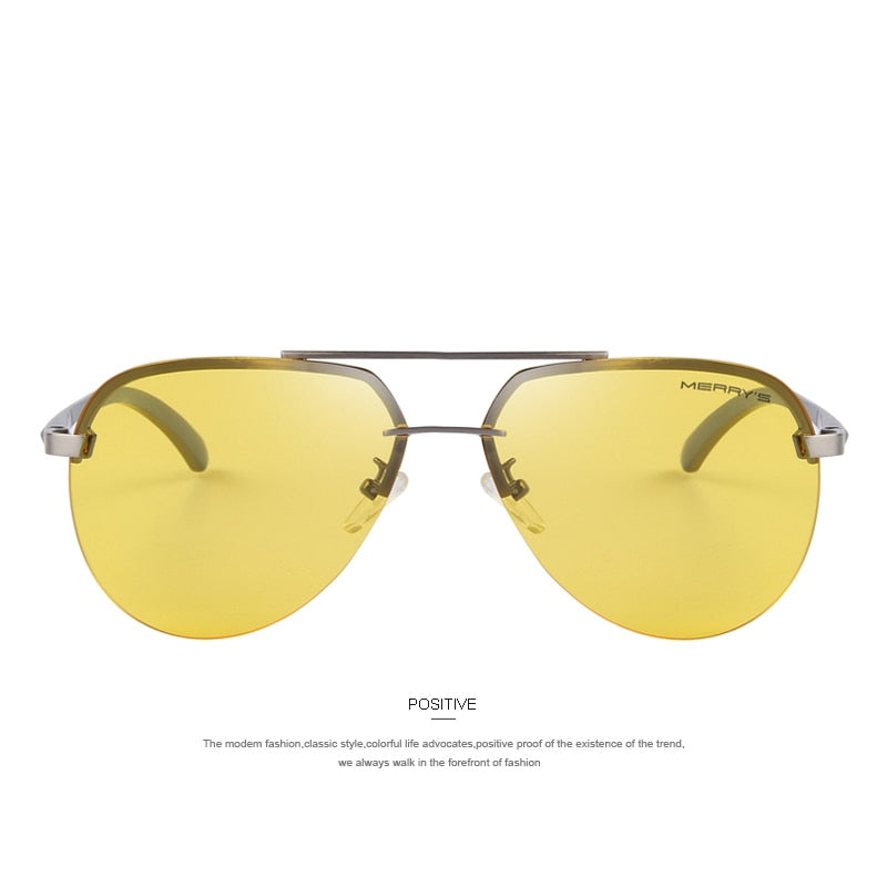 Men's 100% Polarized Aluminum Alloy Frame Sunglasses