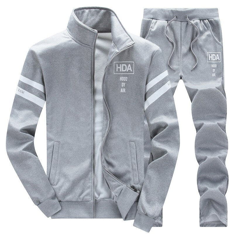 Autumn Men's Quality Fleece Tracksuit