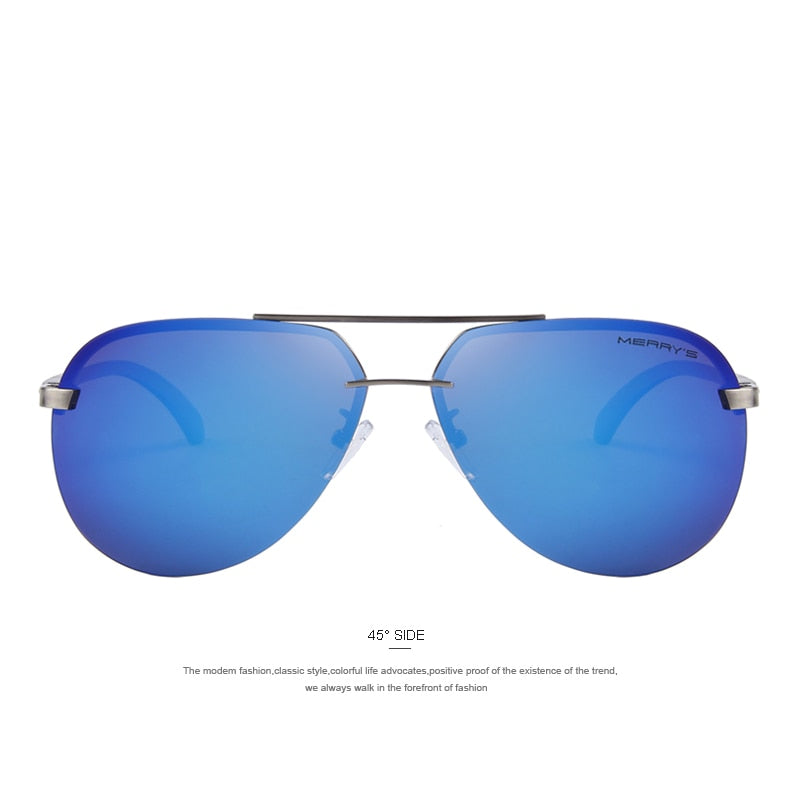 Men's 100% Polarized Aluminum Alloy Frame Sunglasses