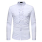 Solid Color Men's Tuxedo Bridegroom Wedding shirts