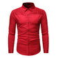 Solid Color Men's Tuxedo Bridegroom Wedding shirts