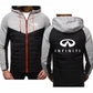 "Infiniti" logo Print Casual Hoodie Sweatshirt