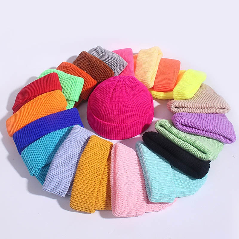 Unisex Winter Knitted Beanie Skullcap