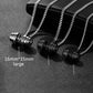 Men's Stainless Steel Barbell Necklace
