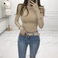 Women's Elastic Crop Top T-Shirt
