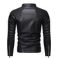 Men's Faux Leather Motorcycle Jackets Black