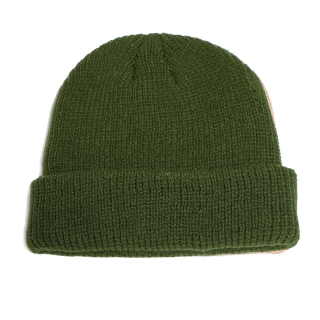 Unisex Winter Knitted Beanie Skullcap