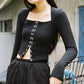 Gothic Women's Long Sleeve "Punk Style" Shirt