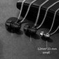 Men's Stainless Steel Barbell Necklace