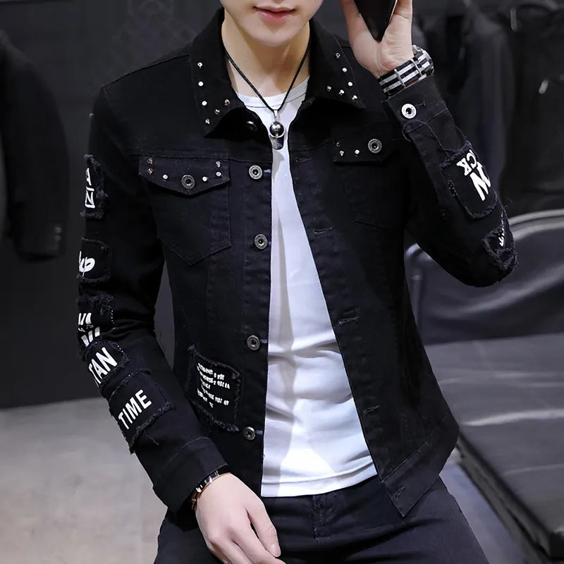Men's Streetwear Casual Denim Jacket