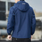 Detachable Hood Windbreaker Jacket