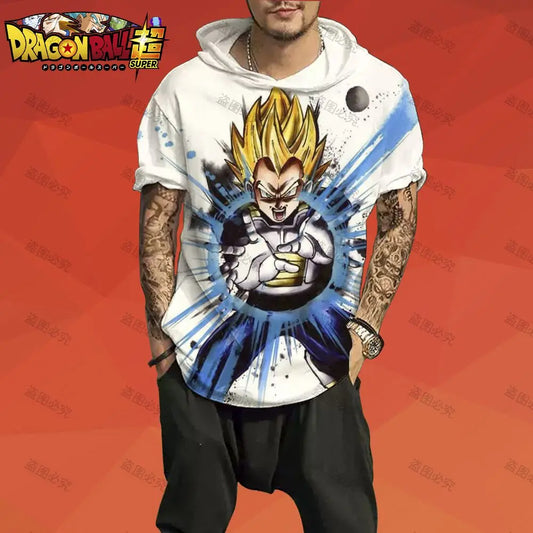 Men's Hooded T-shirt Dragon Ball Z