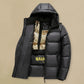 Windproof Hooded Men's Winter Bubble Coat