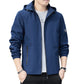 Detachable Hood Windbreaker Jacket