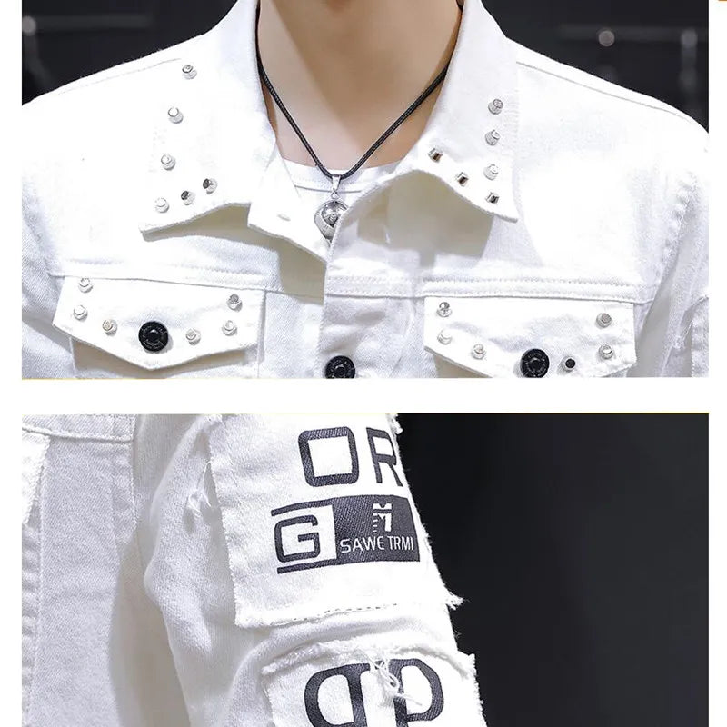 Men's Streetwear Casual Denim Jacket