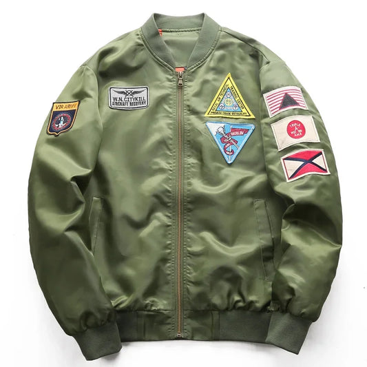 "77City Killer" Military Tactical Pilot Bomber Jackets