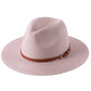 Panama Soft Shaped Straw Fedora Hat