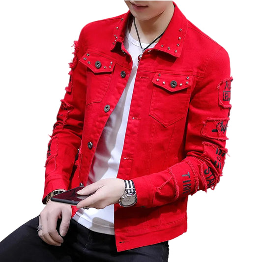 Men's Streetwear Casual Denim Jacket