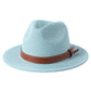 Panama Soft Shaped Straw Fedora Hat