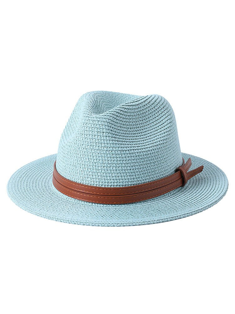 Panama Soft Shaped Straw Fedora Hat