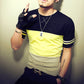 Men's Short sleeve Patchwork T-shirt