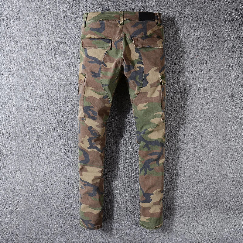 Men's Camouflage Cargo Jeans