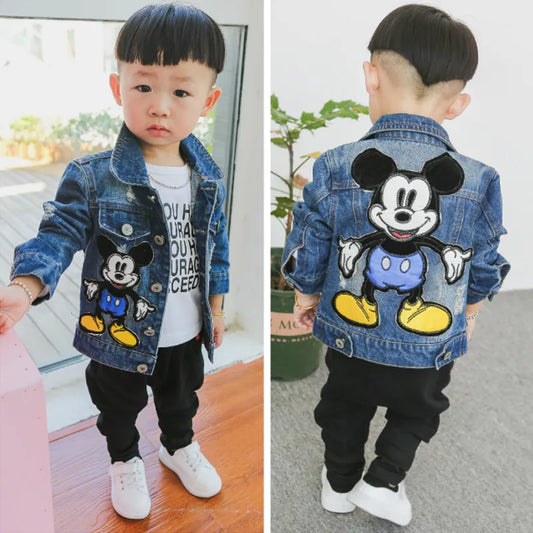 Disney Mickey Mouse Cartoon Baby Boys Jacket
