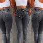 High Waist Jeans For Women Slim Stretch Denim Jean